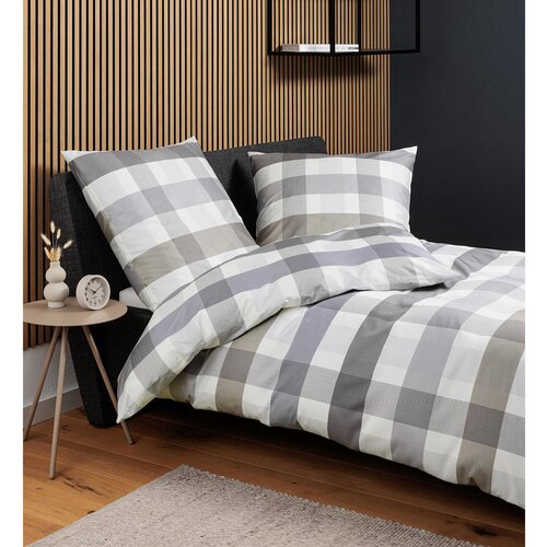 Janine posteljnina 135/200 cm mako saten srebrne barve Slike