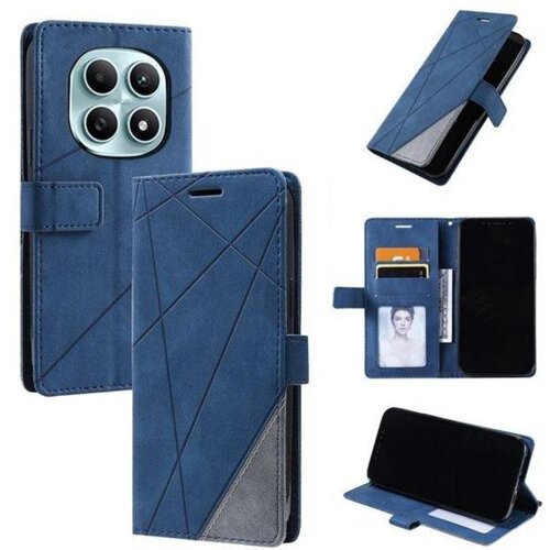 Chameleon Preklopna torbica (WLGO-Lines) za Redmi Note 15 5G, modra Cene