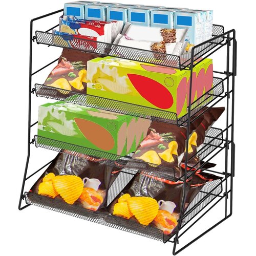 HARUPINK 4-nadstropno stojalo za prigrizke 40x22x41cm Slike