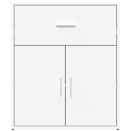  Komoda 2 kom bijela 60 x 31 x 70 cm od konstruiranog drva Slike