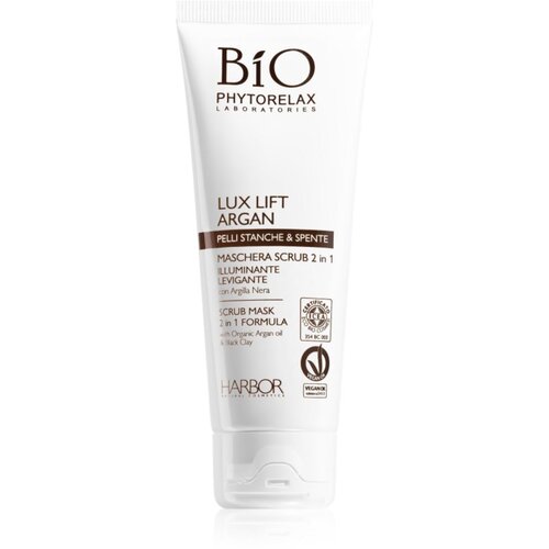 Phytorelax Laboratories Lux Lift Argan posvjetljujuća piling maska 75 ml Slike