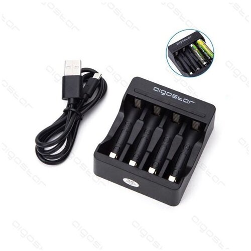 Aigostar USB polnilec 4 AA / AAA baterij DC 5V 1A Cene