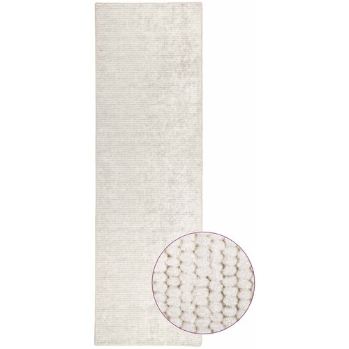  Tepih Krem 50 x 250 cm 100% poliester 3 mm Mogu se prati Slike