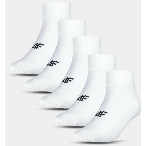 4f Men's Casual Socks Above the Ankle (5pack) - White