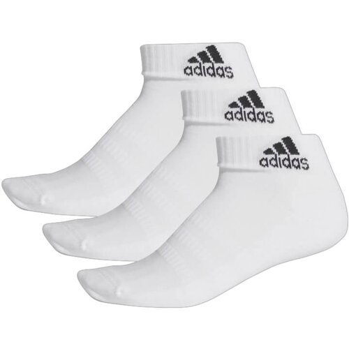 Adidas Visoke čarape 3 PAK CUSHIONED ANKLE SOCKS 3 PAIRS Bjela Slike