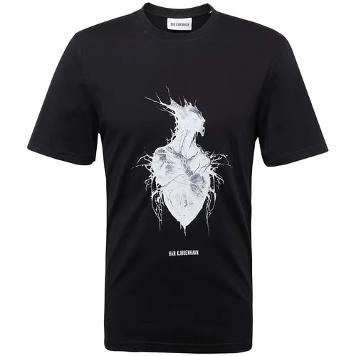 Han Kjøbenhavn Majica 'Heart Monster' siva / crna / bijela