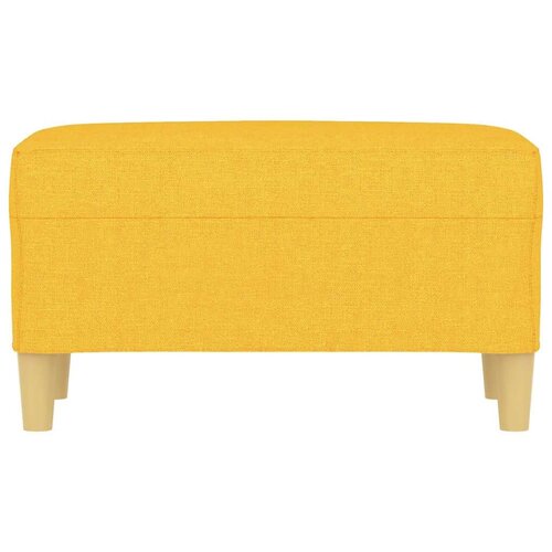  Klupa Svjetložuta 70 x 35 x 41 cm od tkanine Slike