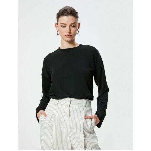 Koton Basic Knitwear Sweater Long Sleeve Crew Neck Slike