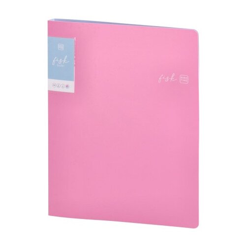  Fisk, fascikla sa četiri prstena, 20mm, A4, roze ( 480531 ) Slike
