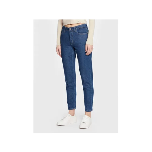 Calvin Klein Jeans hlače K20K205057 Mornarsko modra Slim Fit