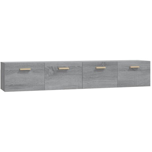 Maison Chic Stenska omarica - Zidna omarica 2 kosa siva sonoma 100x36,5x35cm inženirski les iu1100, (22063016) Slike