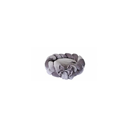 Pet Line krevet pletenica siva S Slike