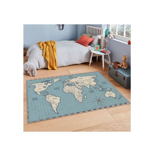 Conceptum Hypnose tepih Hmi Kdc-83, pravougaoni, 100 x 140 cm, plavo-bež Cene