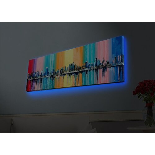 Wallity Zidna slika sa LED osvjetljenjem 3090HDACT-004, 30x90 cm Cijene