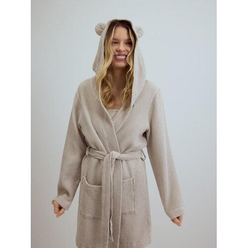 Reserved LADIES` DRESSING GOWN - bež Cene
