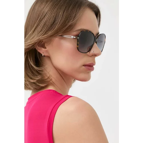 Boss Sončna očala ženski, rjava barva