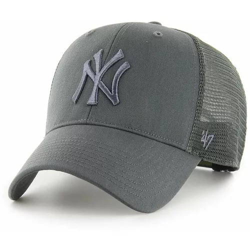 47 Brand Kapa sa šiltom MLB New York Yankees boja: siva, s aplikacijom