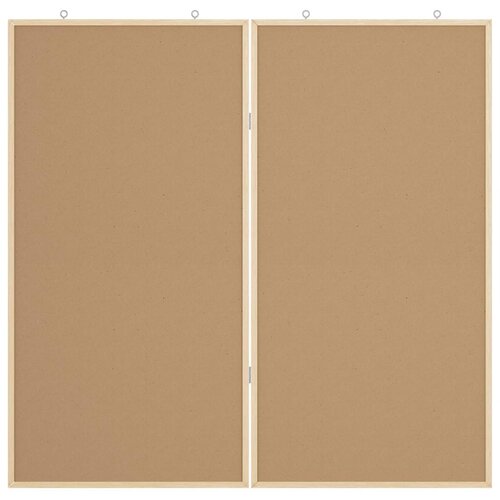  Bilten ploča Crna 100 x 100 x 1,4 cm Masivna borovina Slike