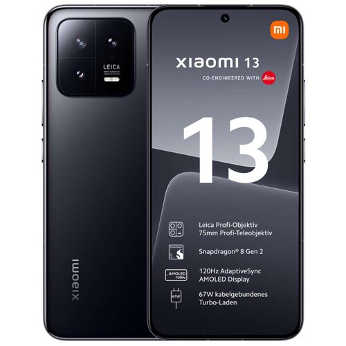 Xiaomi 13 5G 8+256GB crni AMOLED zaslon od 16 15 cm (6 36&amp;amp;quot ) Android 13 trostruka kamera od 50 MP Slike