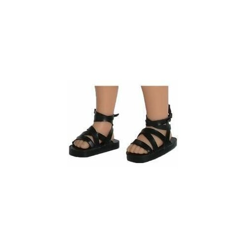 Paola Reina sandale za lutke od 32 cm - Crne 63207 Slike