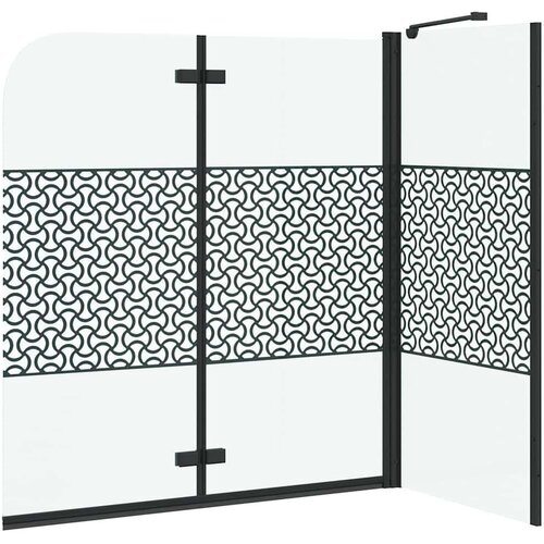 VidaXL Kupka Zatvaranje Geometrijski Crna 120 x 67 x 129 cm Slike