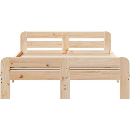 VidaXL okvir kreveta bez madraca 200 x 200 cm od masivne borovine Slike