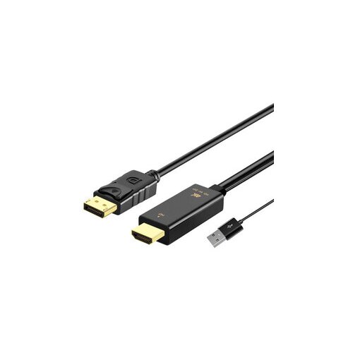 Fast_Asia Display Port na HDMI+USB 2.0 kabl (m/m) 1.8m Cene