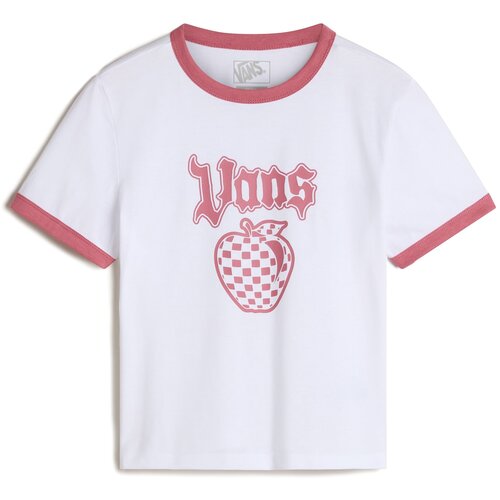Vans Majica &amp;#039;Apple Boom Ringer&amp;#039; če&amp;scaron;njevo rdeča / bela Slike