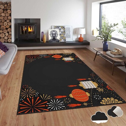 Conceptum Hypnose tepih s novogodi&scaron;njim motivima Asr-Crpt-80, Pravougaoni, 100 x 180 cm, &Scaron;areni Cijene