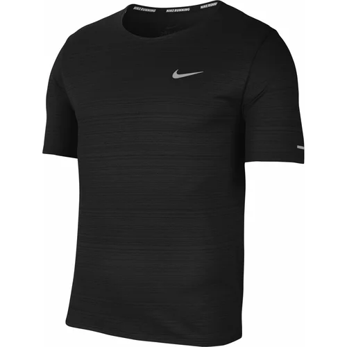 Nike Funkcionalna majica 'Miler' črna / bela