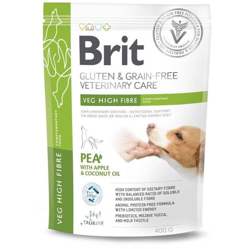 Brit veterinary diet Brit GF Veterinarska dieta za pse - High Fibre 400 g Cene