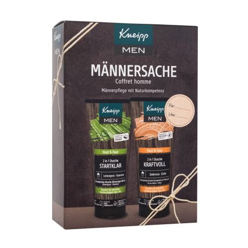 Kneipp Men Shower Duo set: gel za prhanje 2in1 Startklar 200 ml + gel za prhanje 2in1 Kraftvoll 200 ml za moške Cene