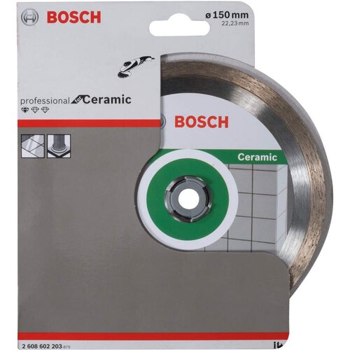 Bosch dijamantska rezna ploča Standard for Ceramic 150 x 22,23 x 1,6 x 7 mm - pakovanje od 1 komada (2608602203) Slike
