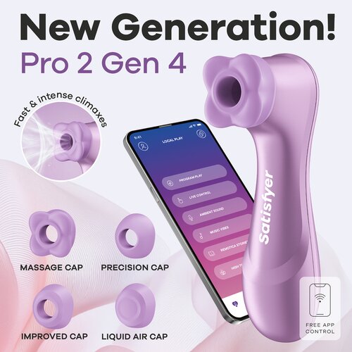 Satisfyer Pro 2 Generation 4 Metallic Amethyst Slike