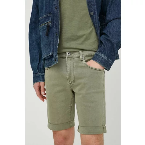 G-star Raw Traper kratke hlače za muškarce, boja: zelena