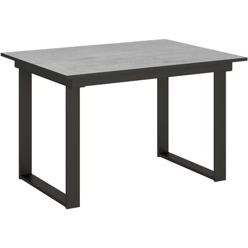 Itamoby   Bandos (90x120/180 cm) - siva, barva nog: antracit - raztegljiva jedilna miza, (20841794)