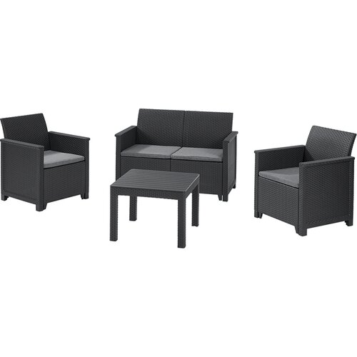  Baštenska garnitura Emma 2 seater grafit CU 246158 Cene