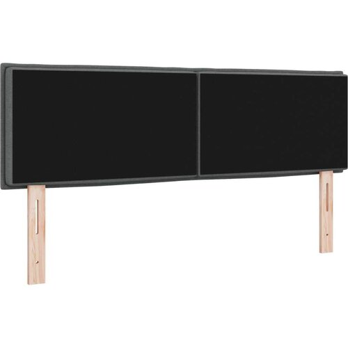 vidaXL Naslon za glavu Set od 2 Tamno sivi Poliester 160 cm Cene