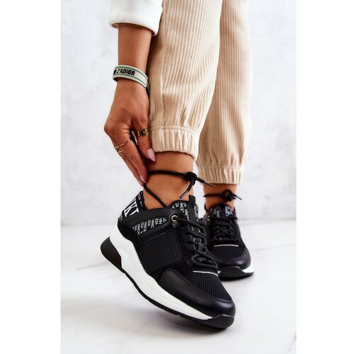 Kesi Sport Shoes Sneakers On Wedge Black Lorey Slike