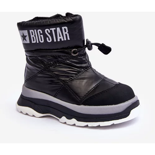 Big Star Children's Insulated Snow Boots with Zipper Black