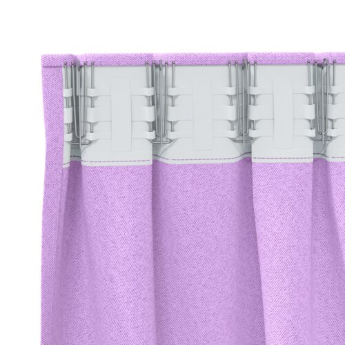 vidaXL Zavese z zavesami 2 pcs Vijolična 245 x 140 cm Poliester Cene