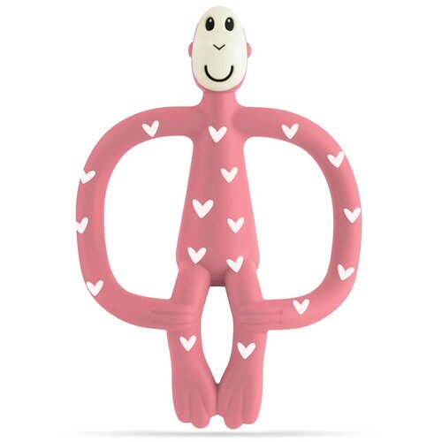 Matchstick monkey grizalo z masažno zobno &amp;scaron;četko Classic love hearts Slike