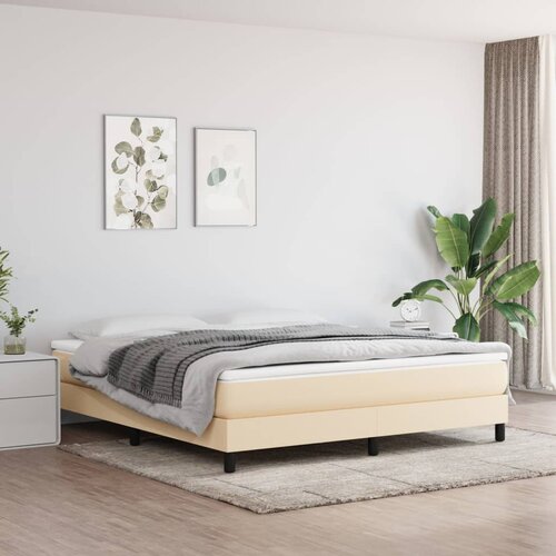  Madrac s džepičastim oprugama srednje tvrdoće krem 180 x 200 x 20 cm od tkanine Cijene