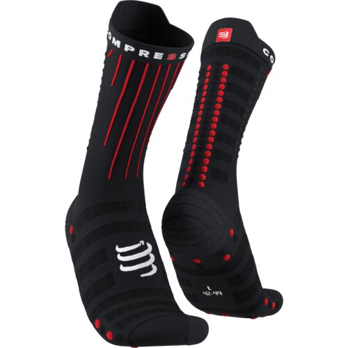 Čarape Compressport Aero Socks Black/Red - T4 Cijene