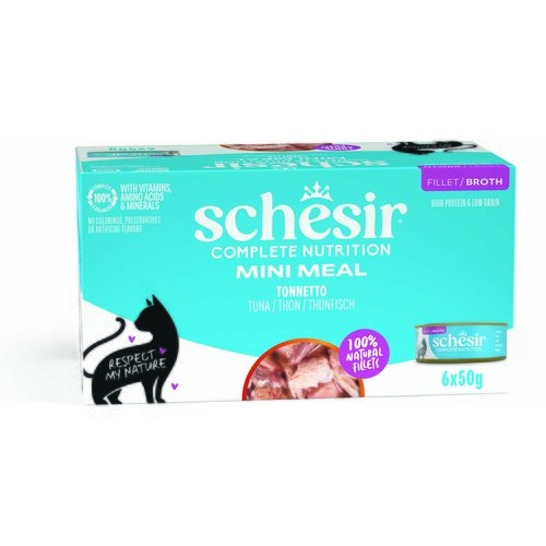  Ekonomično pakiranje Schesir Complete Nutrition Filet u temeljcu 24 x 50 g - Tunjevina Cijene