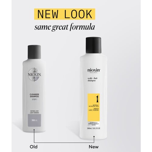Nioxin Scalp + Hair Shampoo &amp;scaron;ampon proti izpadanju las 300 ml Slike