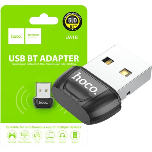 Hoco. Adapter USB to Bluetooth v5.0, UA18 Slike