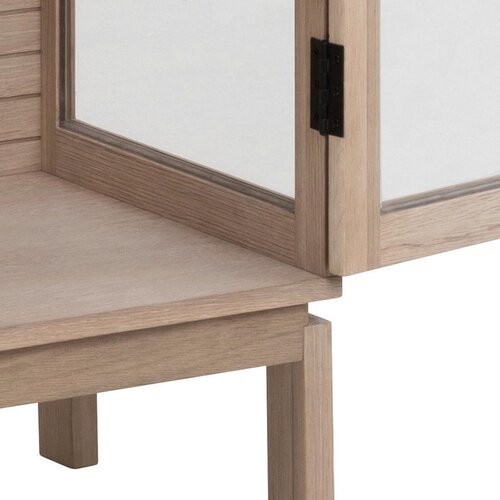 Actona Vitrina v hrastovem dekorju 80x180 cm Linley &amp;ndash; Slike