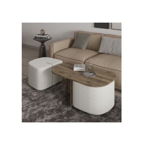 Hanah home Sto za dnevnu sobu Twin Antique Walnut Slike