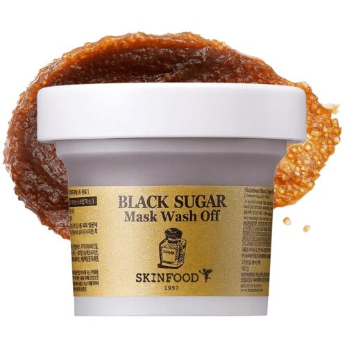 SKINFOOD Maska za lice Black Sugar Mask Wash Off, 120 g Slike